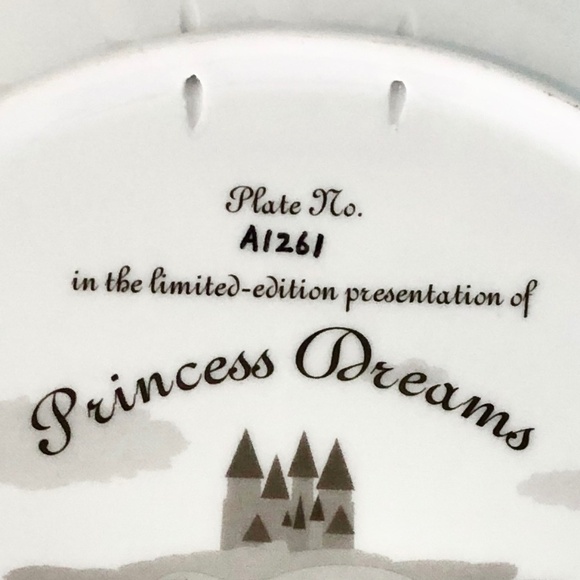 Disney, Princess Dreams, Once Upon A Dream, Porcelain Plate, First Issue - Picture 8 of 8